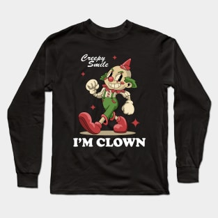 Funny Jester Halloween Long Sleeve T-Shirt